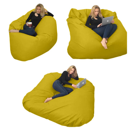 Bean bag, Classic pouf for two, Oval, XXXL, Multi-position style CA336-Beanbag Montreal