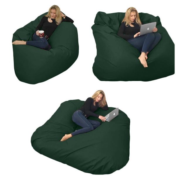 Beanbag pour deux Ovale, XXL Multipositions style CA336