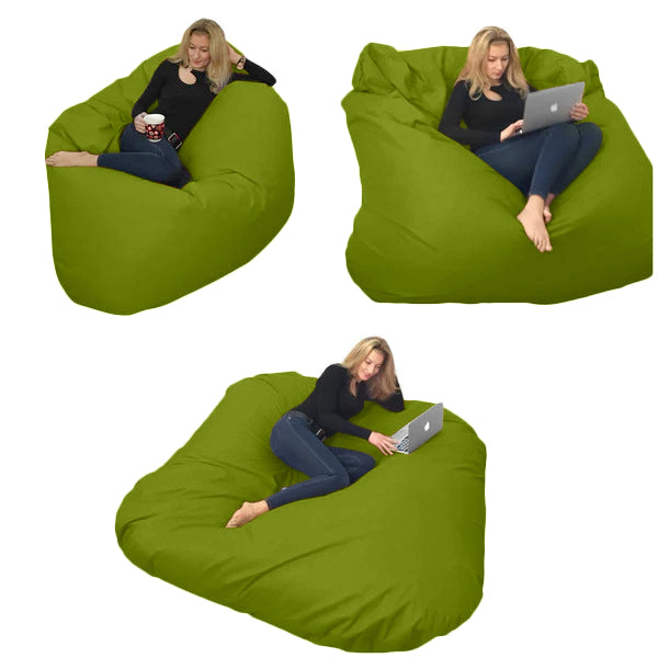 Beanbag pour deux Ovale, XXL Multipositions style CA336