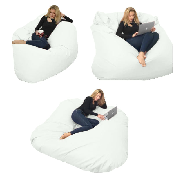 Beanbag pour deux Ovale, XXL Multipositions style CA336