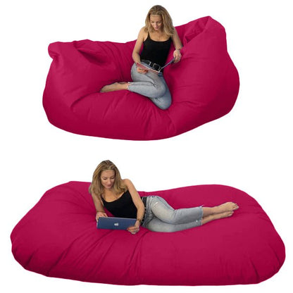 Bean bag, Classic pouf for three, Oval, XXXXL, Multi-position, Style CA446-Beanbag Montreal