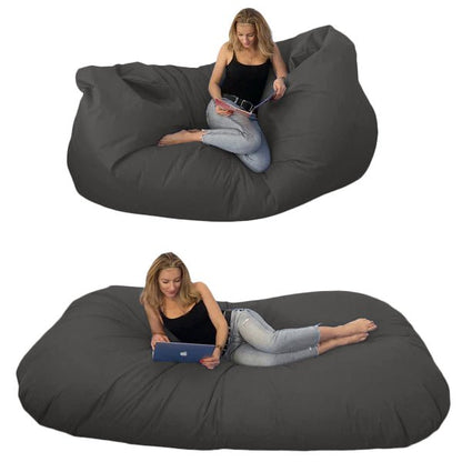 Bean bag, Classic pouf for three, Oval, XXXXL, Multi-position, Style CA446-Beanbag Montreal