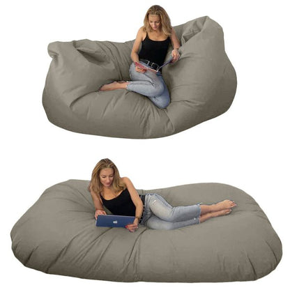 Bean bag, Classic pouf for three, Oval, XXXXL, Multi-position, Style CA446-Beanbag Montreal