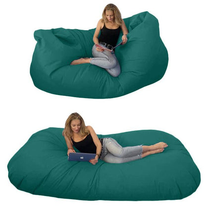 Bean bag, Classic pouf for three, Oval, XXXXL, Multi-position, Style CA446-Beanbag Montreal