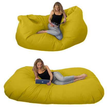 Bean bag, Classic pouf for three, Oval, XXXXL, Multi-position, Style CA446-Beanbag Montreal