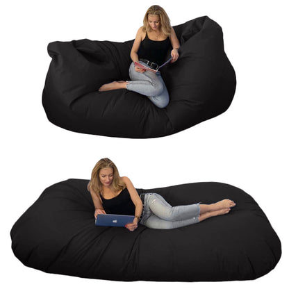 Bean bag, Classic pouf for three, Oval, XXXXL, Multi-position, Style CA446-Beanbag Montreal