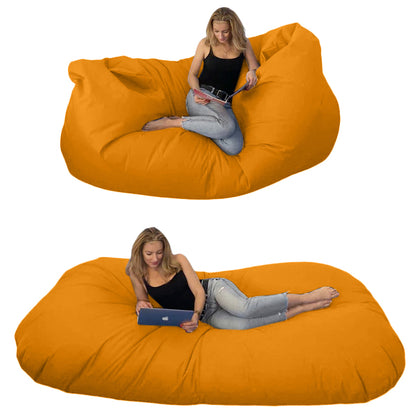 Bean bag, Classic pouf for three, Oval, XXXXL, Multi-position, Style CA446-Beanbag Montreal