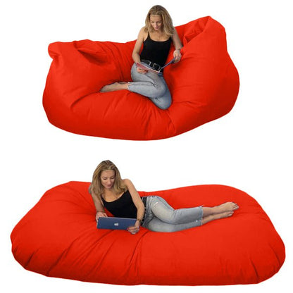 Bean bag, Classic pouf for three, Oval, XXXXL, Multi-position, Style CA446-Beanbag Montreal