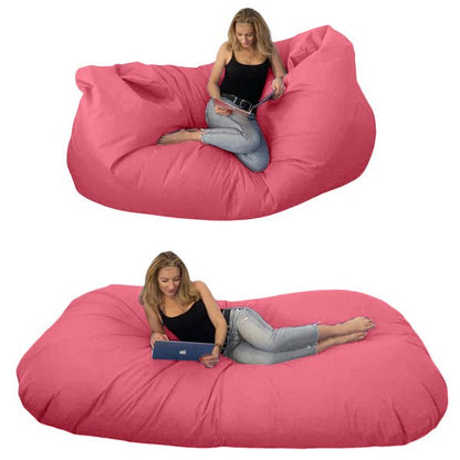 Bean bag, Classic pouf for three, Oval, XXXXL, Multi-position, Style CA446-Beanbag Montreal