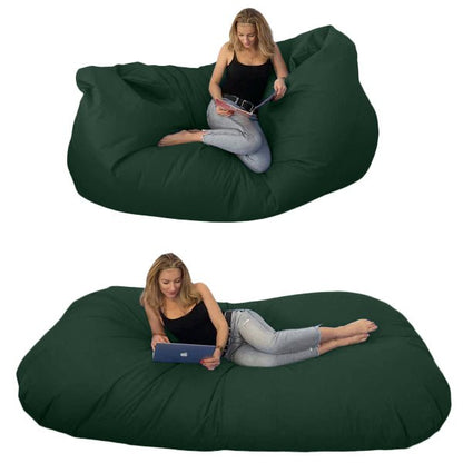 Bean bag, Classic pouf for three, Oval, XXXXL, Multi-position, Style CA446-Beanbag Montreal