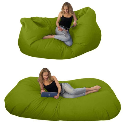 Bean bag, Classic pouf for three, Oval, XXXXL, Multi-position, Style CA446-Beanbag Montreal