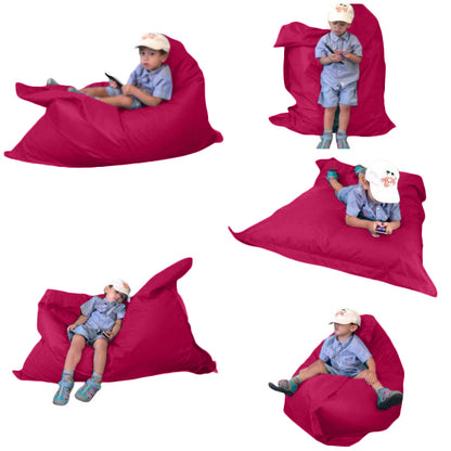 1 housse externe et 1 housse interne vide, REMPLISSAGE NON INCLUS* Beanbag Junior Multipositions style CA666H-Beanbag Montréal