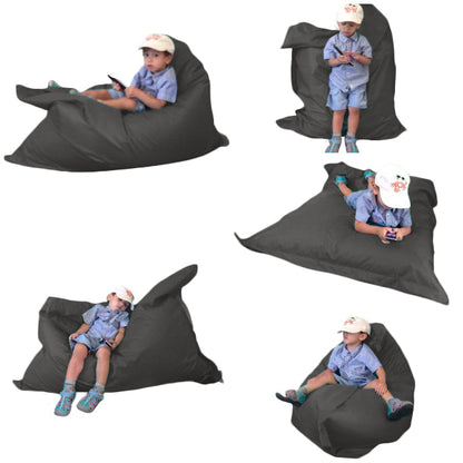 1 housse externe et 1 housse interne vide, REMPLISSAGE NON INCLUS* Beanbag Junior Multipositions style CA666H-Beanbag Montréal