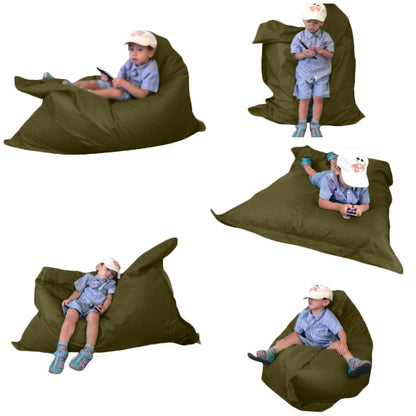 1 housse externe et 1 housse interne vide, REMPLISSAGE NON INCLUS* Beanbag Junior Multipositions style CA666H-Beanbag Montréal