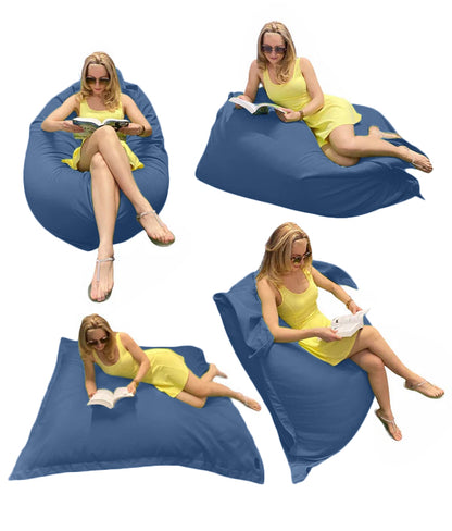 1 housse externe et 1 housse interne vide, REMPLISSAGE NON INCLUS* Beanbag Outbag Premium pour extérieur Multipositions Adulte style CA777PH-Beanbag Montréal