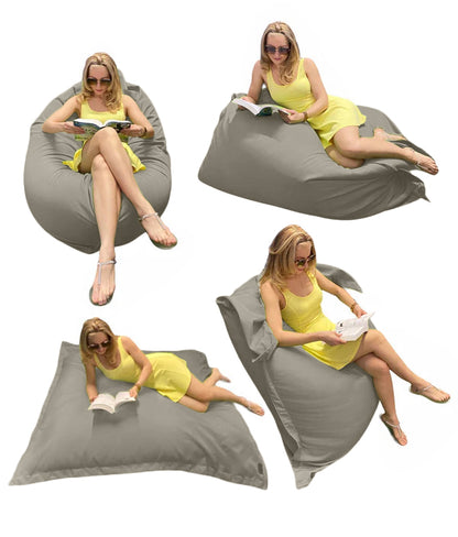 1 housse externe et 1 housse interne vide, REMPLISSAGE NON INCLUS* Beanbag Outbag Premium pour extérieur Multipositions Adulte style CA777PH-Beanbag Montréal