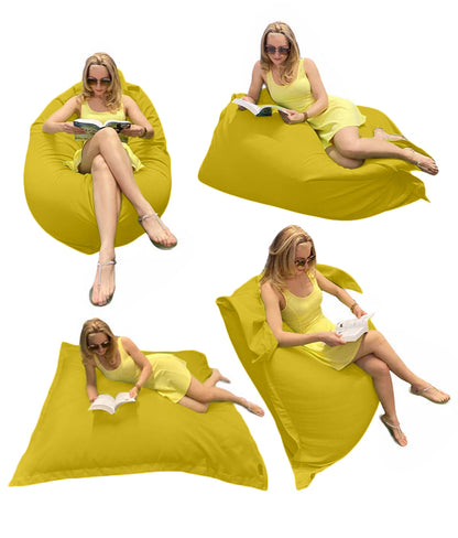 1 housse externe et 1 housse interne vide, REMPLISSAGE NON INCLUS* Beanbag Outbag Premium pour extérieur Multipositions Adulte style CA777PH-Beanbag Montréal