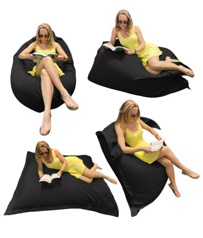 1 housse externe et 1 housse interne vide, REMPLISSAGE NON INCLUS* Beanbag Outbag Premium pour extérieur Multipositions Adulte style CA777PH-Beanbag Montréal