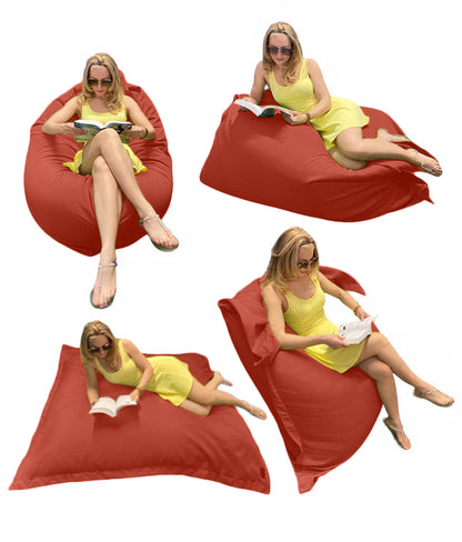 1 housse externe et 1 housse interne vide, REMPLISSAGE NON INCLUS* Beanbag Outbag Premium pour extérieur Multipositions Adulte style CA777PH-Beanbag Montréal