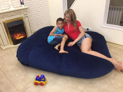 1 outer cover and 1 empty inner cover, FILLING NOT INCLUDED* Beanbag for two Oval, XXL Multi-position style CA226H-Beanbag Montreal