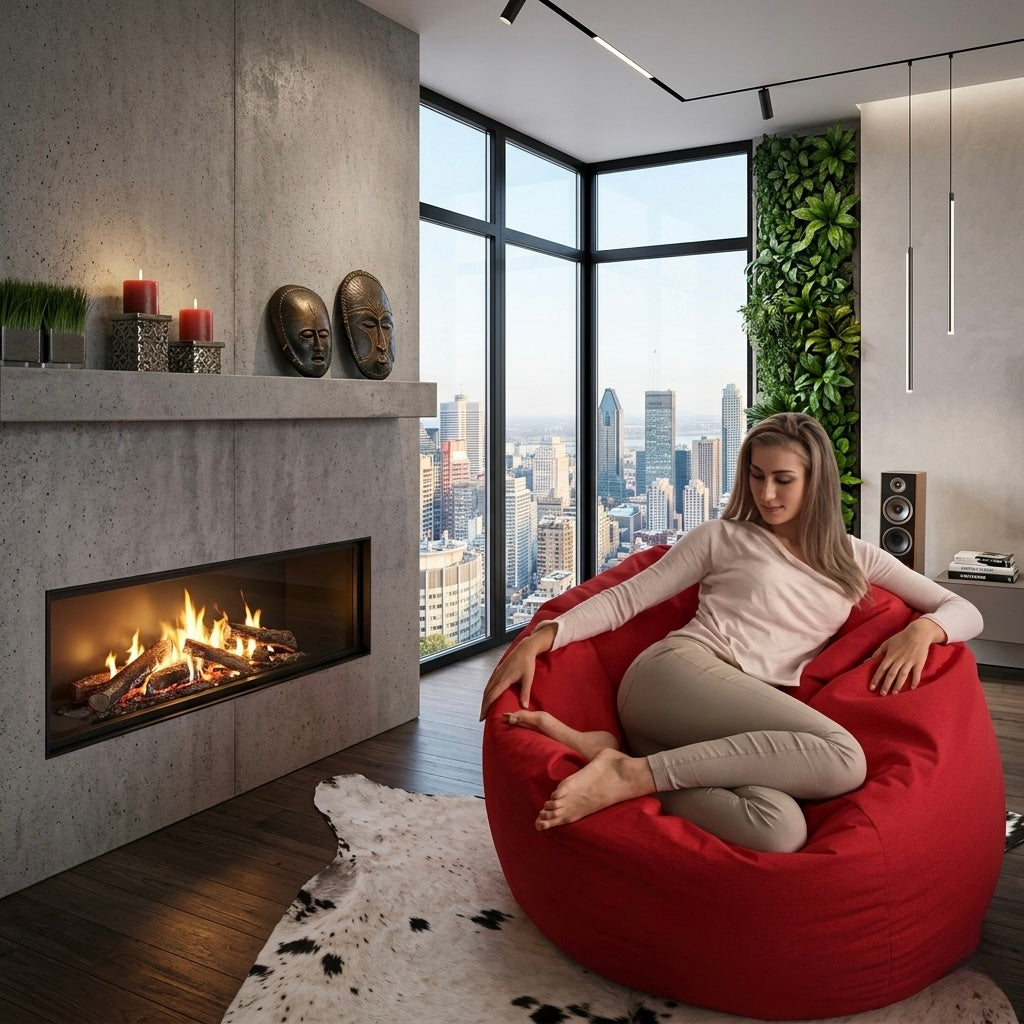 Beanbag Poire style CA135 XXL-Beanbag Montréal