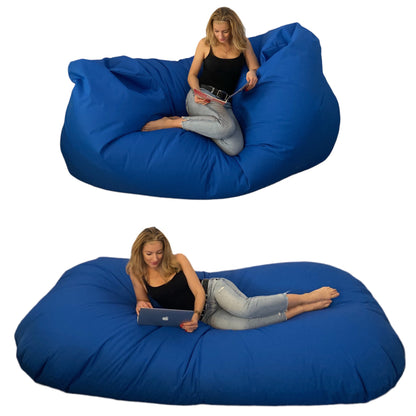 Bean bag, Classic pouf for three, Oval, XXXXL, Multi-position, Style CA446-Beanbag Montreal