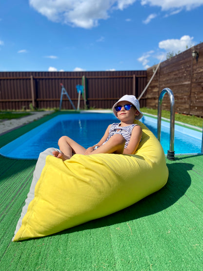 1 housse externe et 1 housse interne vide, REMPLISSAGE NON INCLUS* Beanbag Piscine Junior style CA189H-Beanbag Montréal