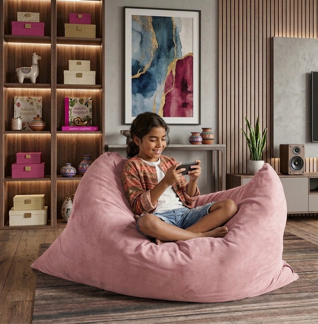 Bean bag, Classic Junior Multi-position Pouf style CA666-Beanbag Montreal