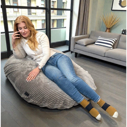 Oval Multi-Position Adult Beanbag, Large Corduroy Style CA117V-Beanbag Montreal