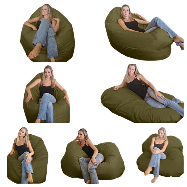 Oval Adult Beanbag, XL Multipositions style CA126