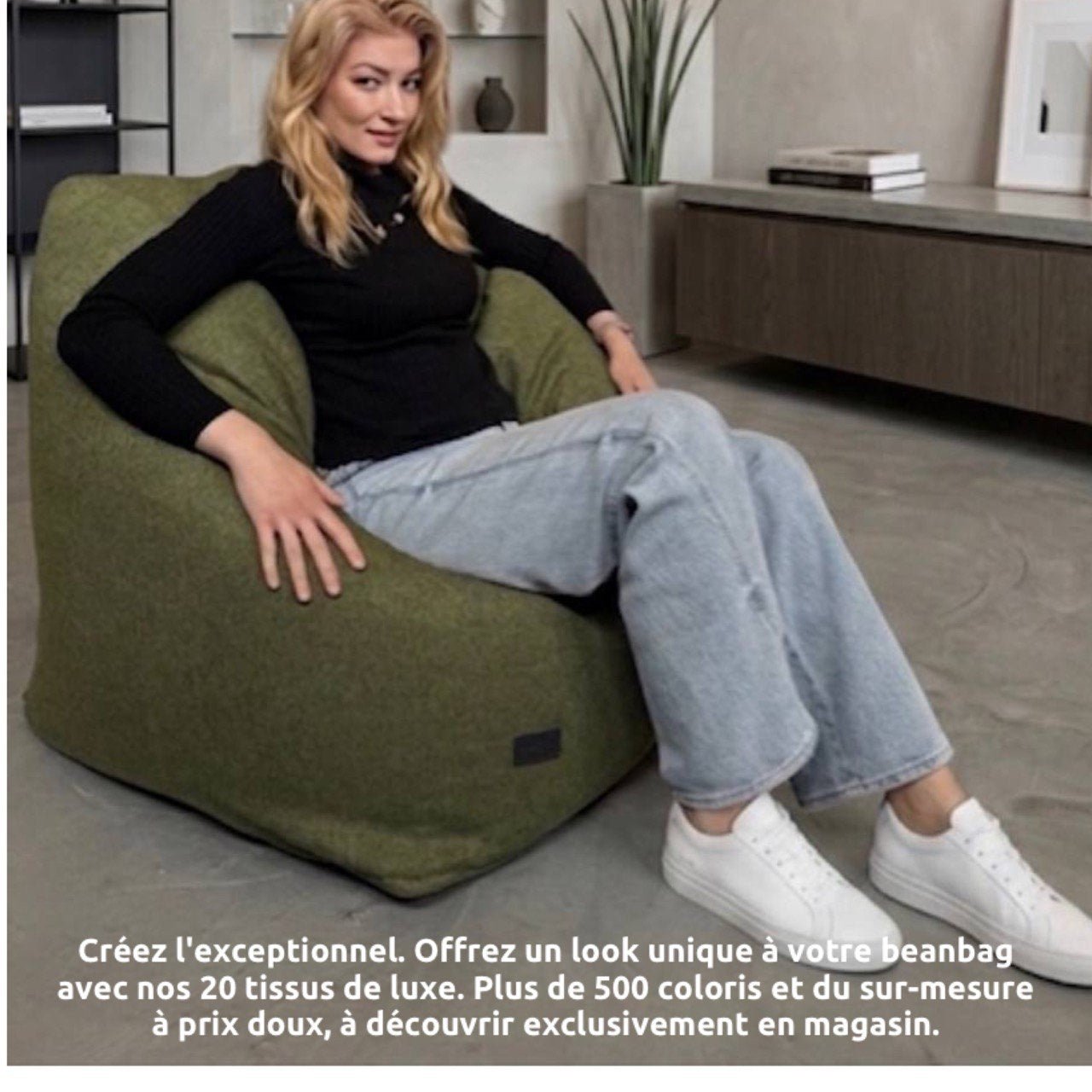 Cube Chair style CA180-Beanbag Montreal