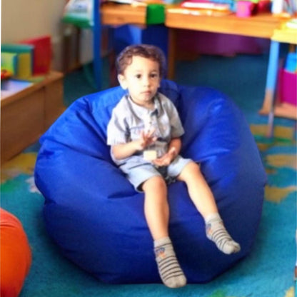 1 housse externe et 1 housse interne vide, REMPLISSAGE NON INCLUS* Beanbag Junior Ovale Multipositions style CA111H-Beanbag Montréal