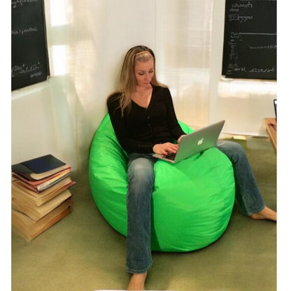 1 outer cover and 1 empty inner cover, FILLING NOT INCLUDED* Adult Oval Beanbag, Large Multi-position style CA117H-Beanbag Montreal
