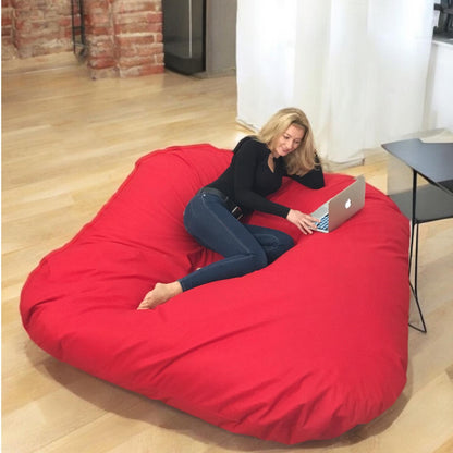 Bean bag, Classic pouf for two, Oval, XXXL, Multi-position style CA336-Beanbag Montreal