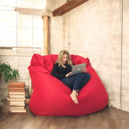 Bean bag, Classic pouf for two, Oval, XXXL, Multi-position style CA336-Beanbag Montreal