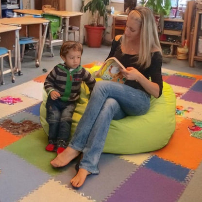 1 outer cover and 1 empty inner cover, FILLING NOT INCLUDED* Adult Oval Beanbag, Large Multi-position style CA117H-Beanbag Montreal