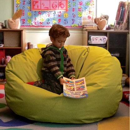 1 outer cover and 1 empty inner cover, FILLING NOT INCLUDED* Adult Oval Beanbag, Large Multi-position style CA117H-Beanbag Montreal