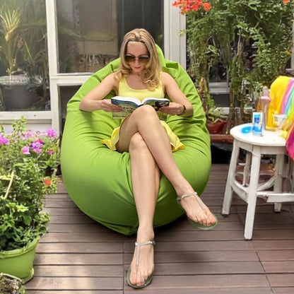 1 housse externe et 1 housse interne vide, REMPLISSAGE NON INCLUS* Beanbag Outbag Premium pour extérieur Multipositions Adulte style CA777PH-Beanbag Montréal