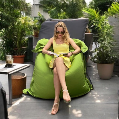 1 housse externe et 1 housse interne vide, REMPLISSAGE NON INCLUS* Beanbag Outbag Premium pour extérieur Multipositions Adulte style CA777PH-Beanbag Montréal