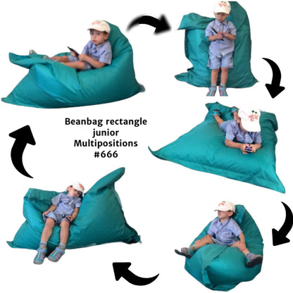 1 housse externe et 1 housse interne vide, REMPLISSAGE NON INCLUS* Beanbag Junior Multipositions style CA666H-Beanbag Montréal