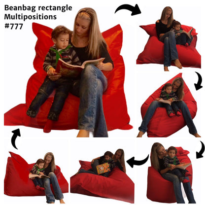 1 outer cover and 1 empty inner cover, FILLING NOT INCLUDED* Adult XL Multi-position Beanbag style CA777H-Beanbag Montreal