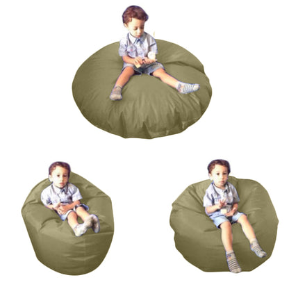 1 housse externe et 1 housse interne vide, REMPLISSAGE NON INCLUS* Beanbag Junior Ovale Multipositions style CA111H-Beanbag Montréal