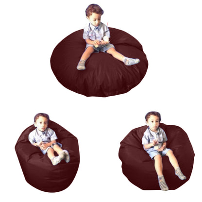 1 housse externe et 1 housse interne vide, REMPLISSAGE NON INCLUS* Beanbag Junior Ovale Multipositions style CA111H-Beanbag Montréal