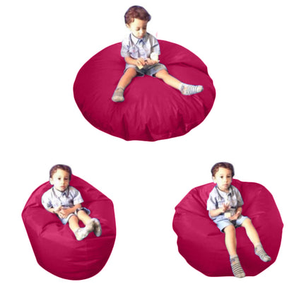 1 housse externe et 1 housse interne vide, REMPLISSAGE NON INCLUS* Beanbag Junior Ovale Multipositions style CA111H-Beanbag Montréal
