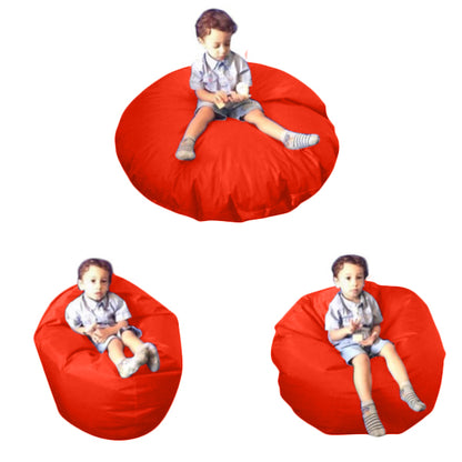 1 housse externe et 1 housse interne vide, REMPLISSAGE NON INCLUS* Beanbag Junior Ovale Multipositions style CA111H-Beanbag Montréal
