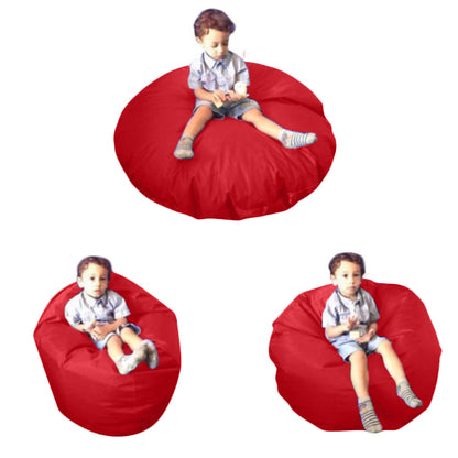 1 housse externe et 1 housse interne vide, REMPLISSAGE NON INCLUS* Beanbag Junior Ovale Multipositions style CA111H-Beanbag Montréal