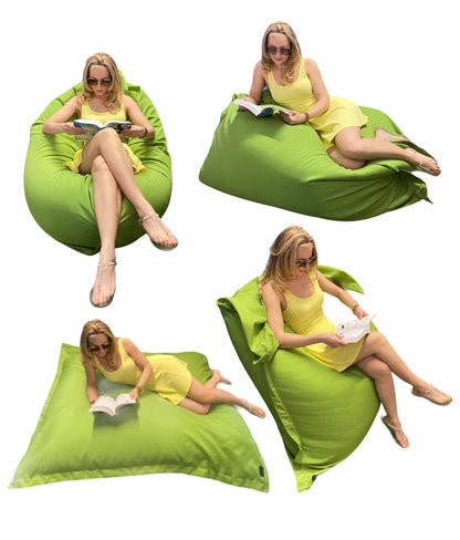 1 housse externe et 1 housse interne vide, REMPLISSAGE NON INCLUS* Beanbag Outbag Premium pour extérieur Multipositions Adulte style CA777PH-Beanbag Montréal