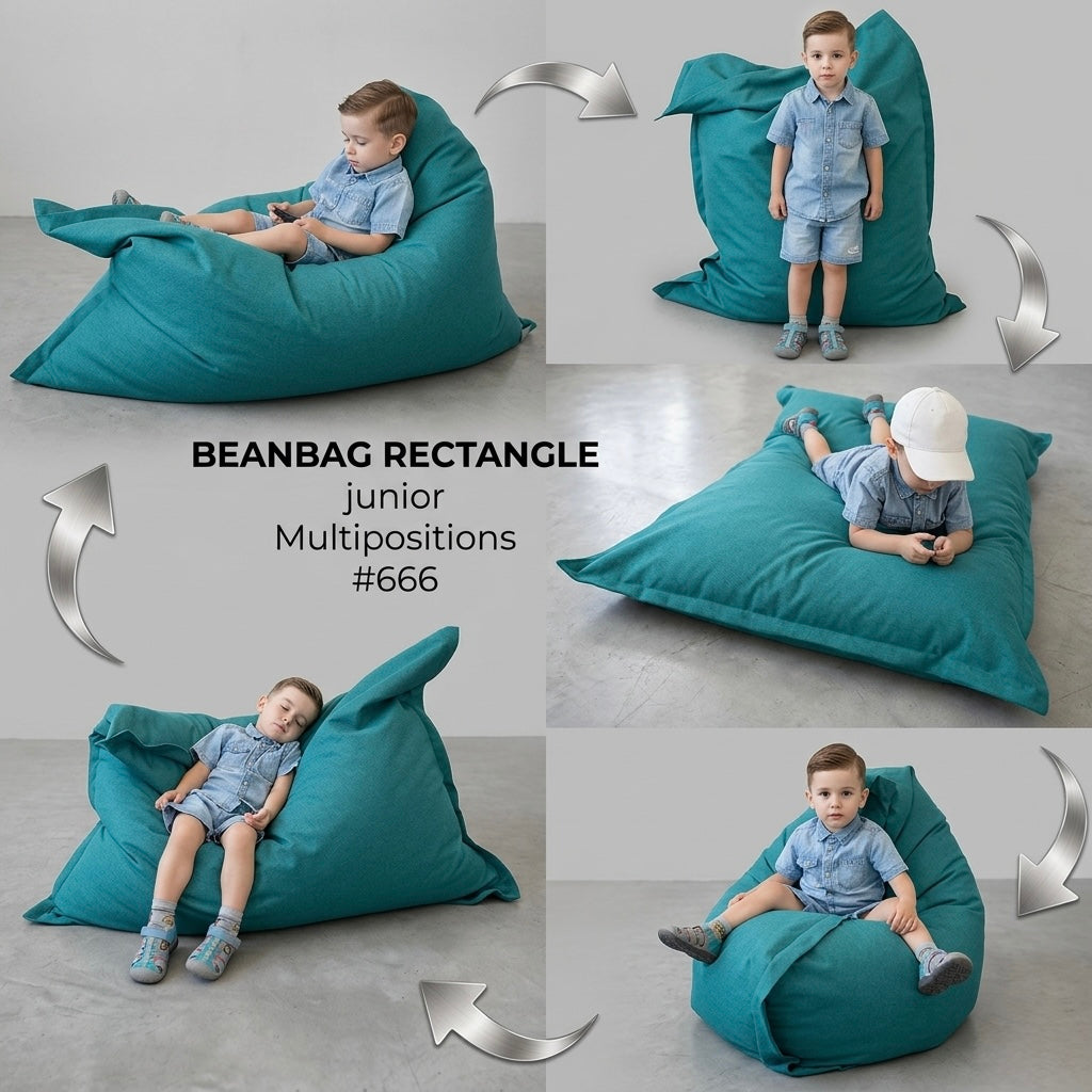 Bean bag, Pouf classique Junior Multipositions style CA666-Beanbag Montréal