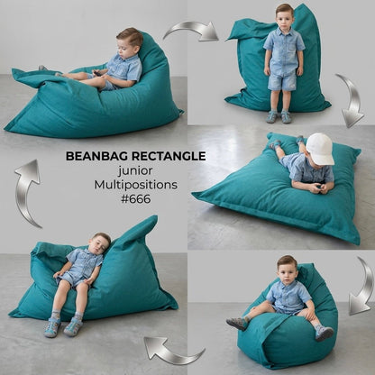 Bean bag, Classic Junior Multi-position Pouf style CA666-Beanbag Montreal