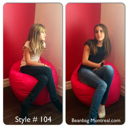 1 housse externe et 1 housse interne vide, REMPLISSAGE NON INCLUS* Beanbag Poire style CA104H Petit-Beanbag Montréal